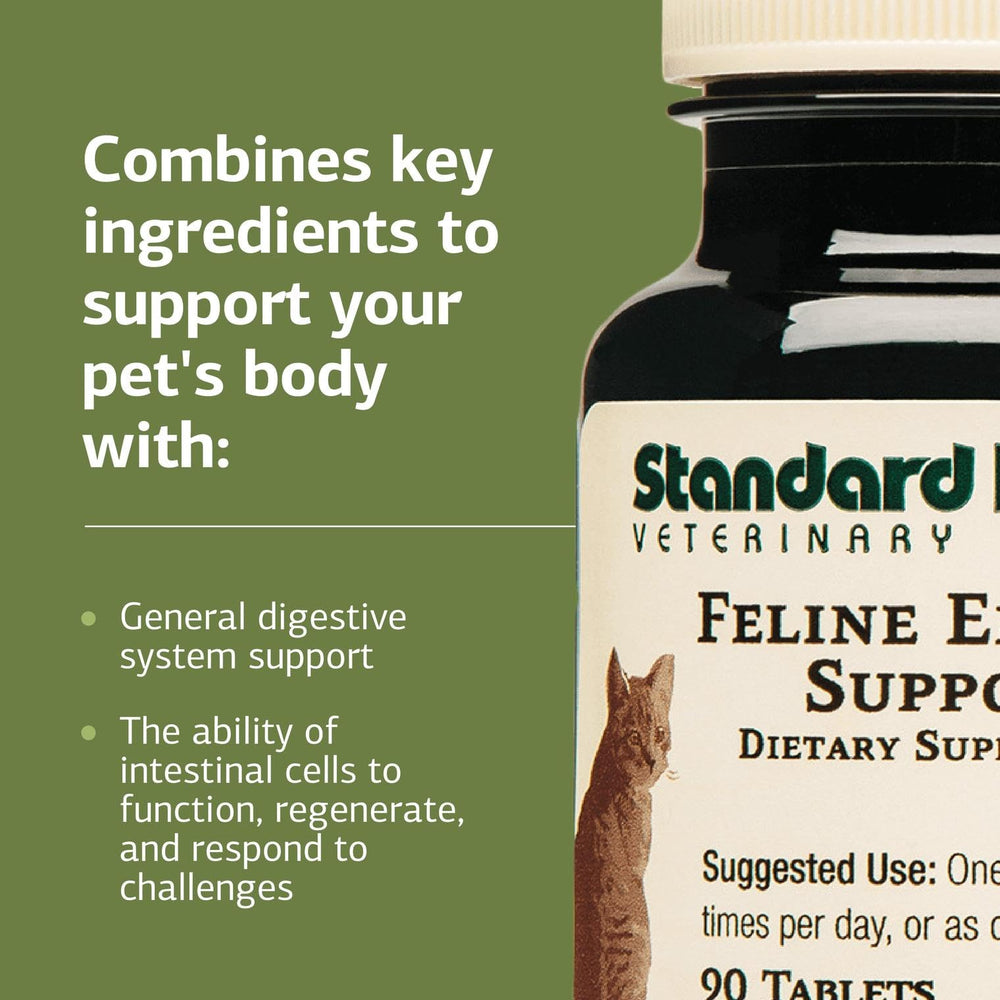 Standard Process Inc. Soporte Enterico Felino: polvo en agua para dosis flexibles.