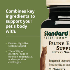 Standard Process Inc. Soporte Enterico Felino: polvo en agua para dosis flexibles.