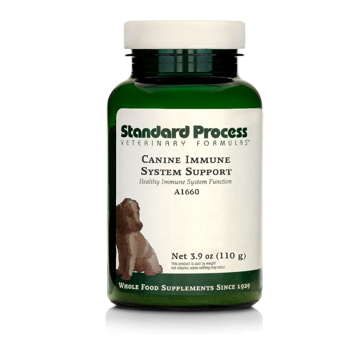 Standard Process inmunidad canina en polvo, frasco para apoyo general