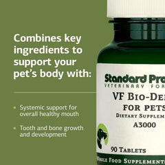 Dosis diaria de VF Bio-Dent para perros y gatos
