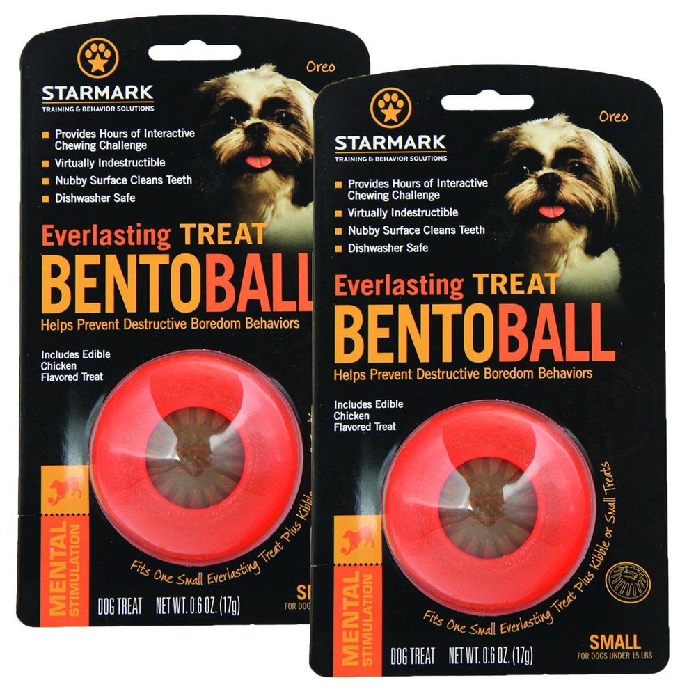 Starmark bolas Bento pequeñas con premios eternos para perros pequeños.
