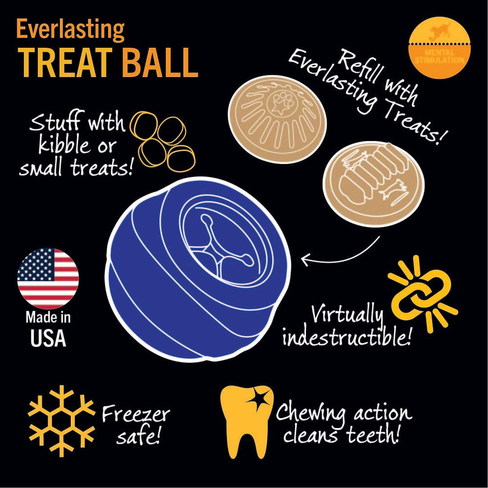 Starmark Everlasting Treat Ball grande, ideal para perros de más de 40 libras.