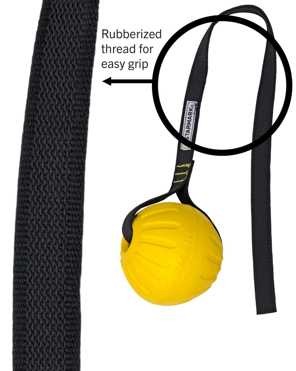 Starmark GripCord Juguete para Lanzar y Tirar, ideal para juegos de recuperación.