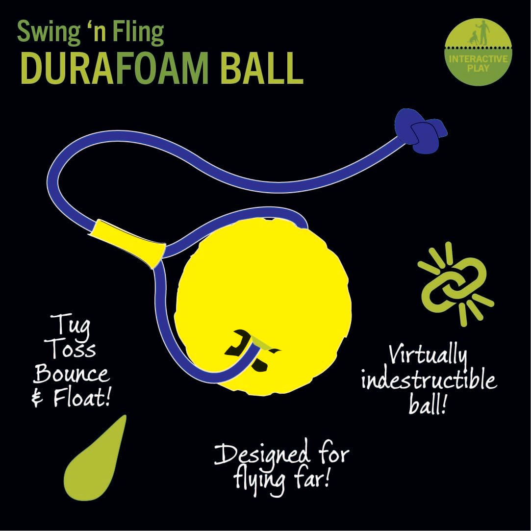 Starmark Swing 'n Fling: diámetro de 3.5 pulgadas, para perros grandes