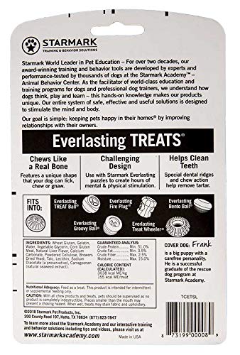 Starmark tratamiento higado mediano juego-bola fomenta la distracción durante la masticación.