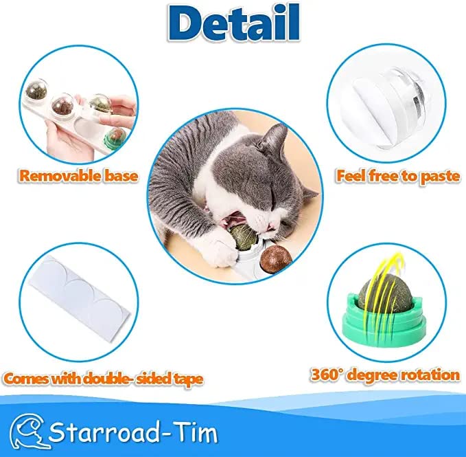 STARROAD-TIM ingredientes naturales: catnip y silver-vine para estimular interés