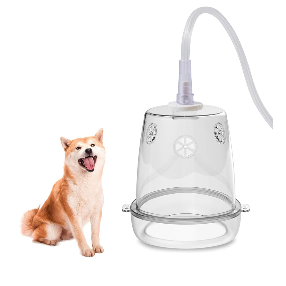 STARSUM máscara de oxígeno para perro mediano, ajuste cómodo para inhalación segura.