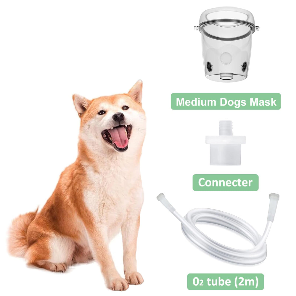 STARSUM máscara de silicona para perros, material suave y seguro para emergencias.