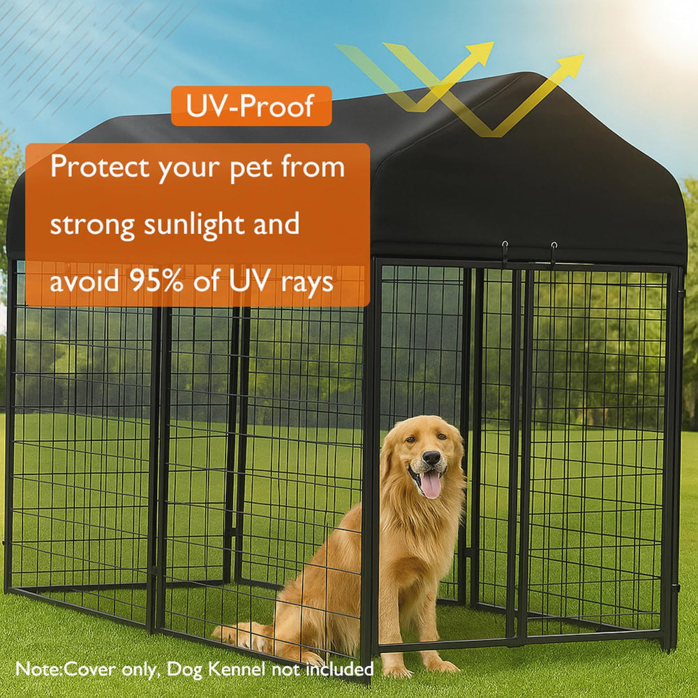 STAYDEN cobertura jaula perro 8x4 protección solar para menos luz directa
