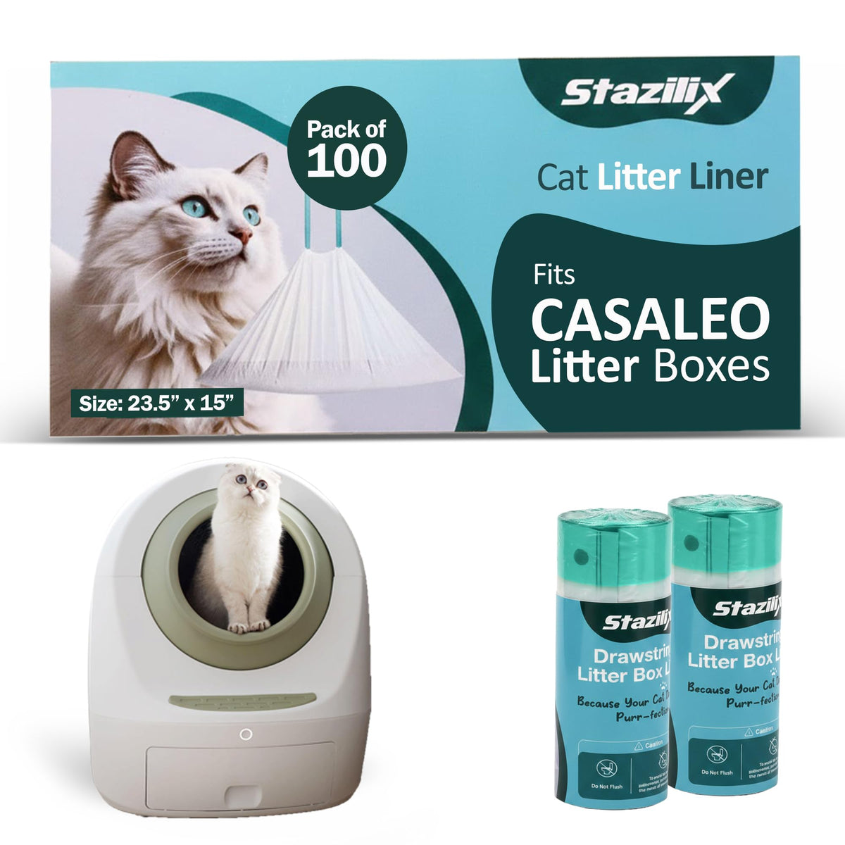Stazilix liners extra-gruesos para Casa Leo, mayor resistencia.