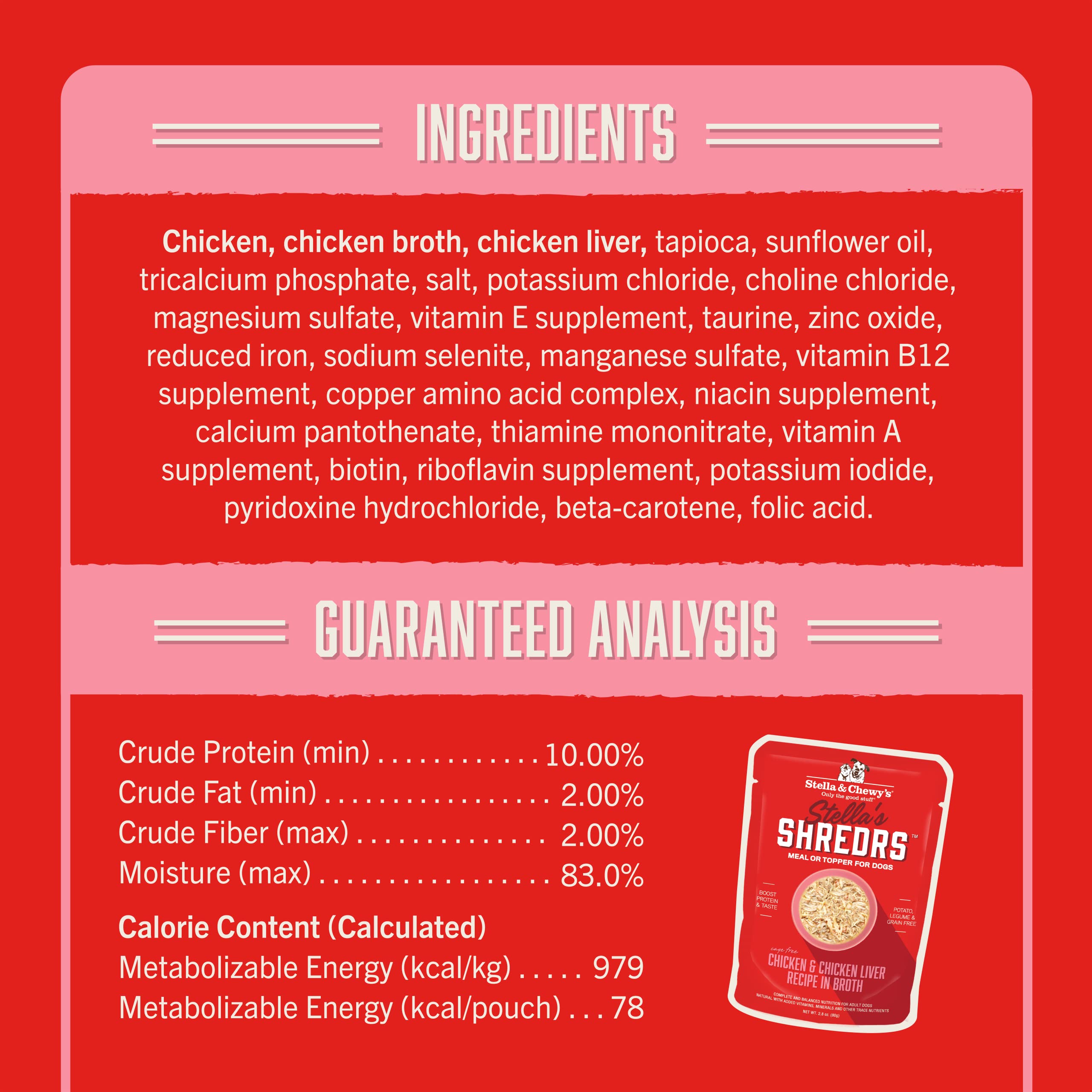 Caldo nutritivo Shredrs: realza el sabor y facilita la ingesta.