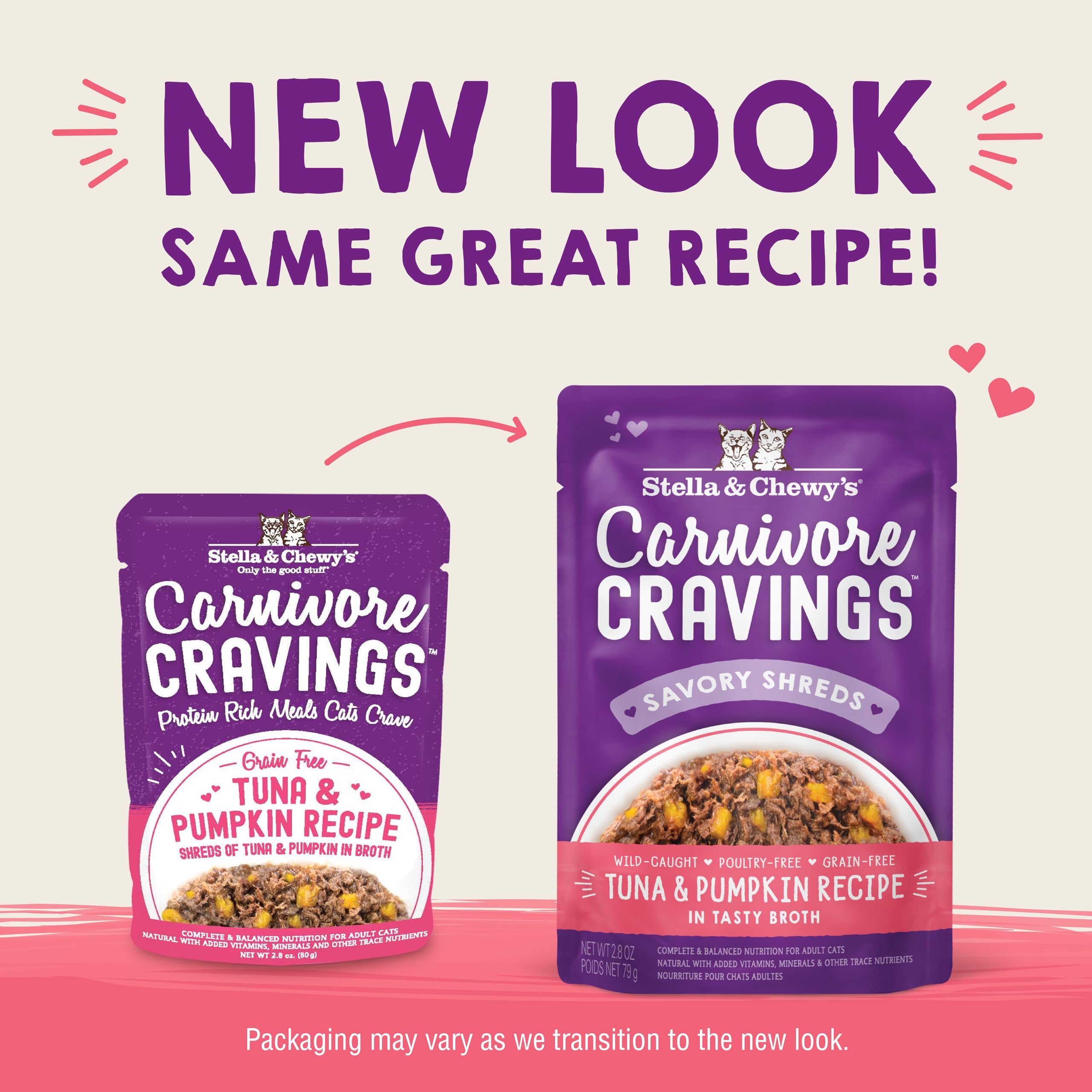 Trozos de carne en Stella & Chewy's Carnivore Cravings, textura carnosa para comensales