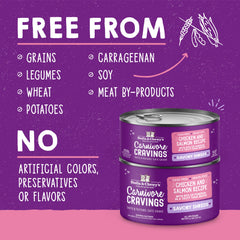 Stella & Chewy's Carnivore Cravings: lata de 5.2 oz, porción ideal para comida completa.