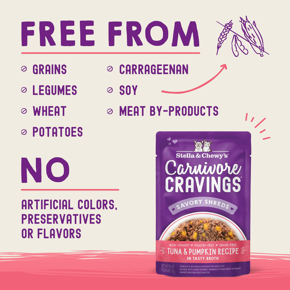 Porción de 2.8 oz de Stella & Chewy's Carnivore Cravings para control de porciones