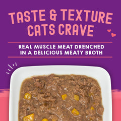 Caldo sabroso de Stella & Chewy's Carnivore Cravings, textura atractiva para gatos