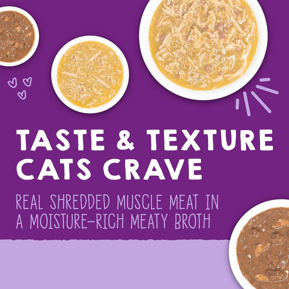 Variedad de 6 sabores de Stella & Chewy's Carnivore Cravings para mantener interés.