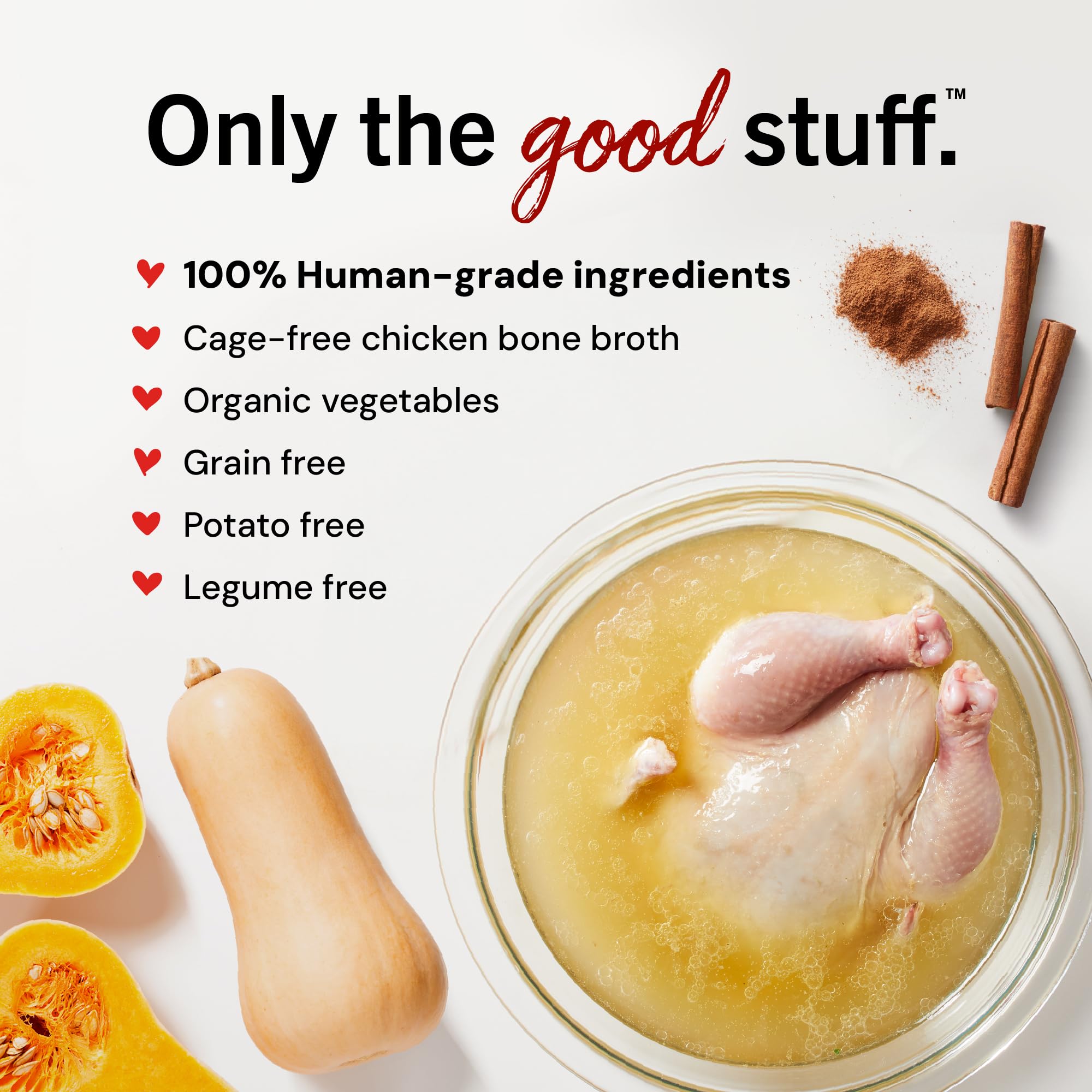 Stella & Chewy's Curcuma y canela aportan sabor y suavidad antiinflamatoria.