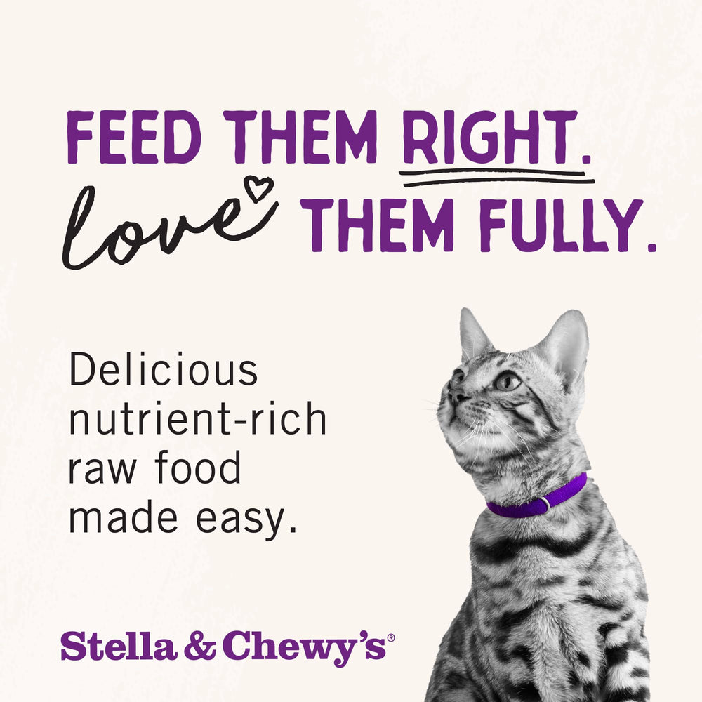 Stella & Chewy's envase-1oz: porciones prácticas para control de raciones.