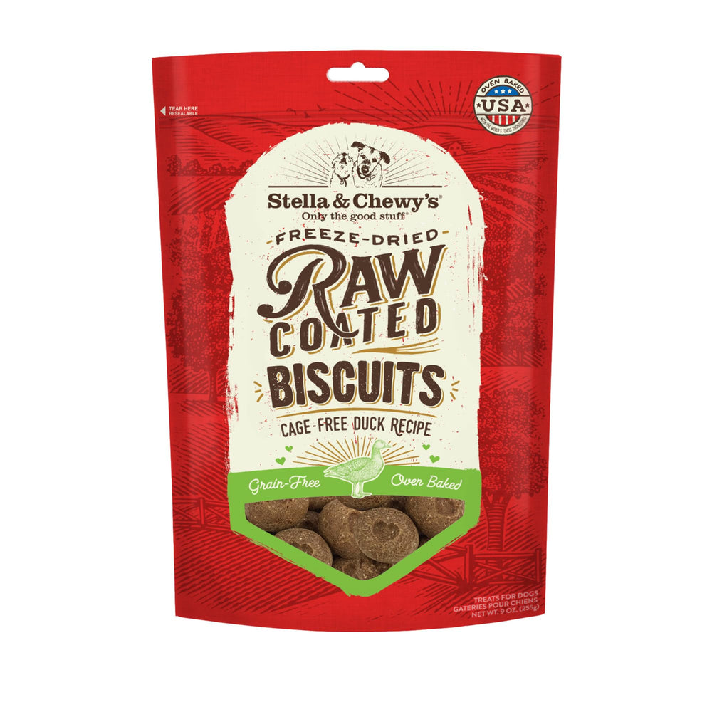 Stella & Chewy's galletas pato liofilizadas: sabor intenso para premiar.