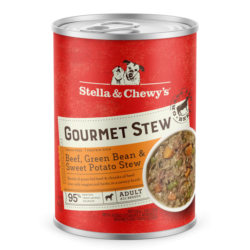 Stella & Chewy's guiso de res, textura suave, ideal como comida diaria para perros