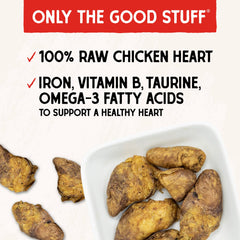 Stella & Chewy's, ingrediente-unico-corazon-pollo, perfecto para perros con sensibilidades.