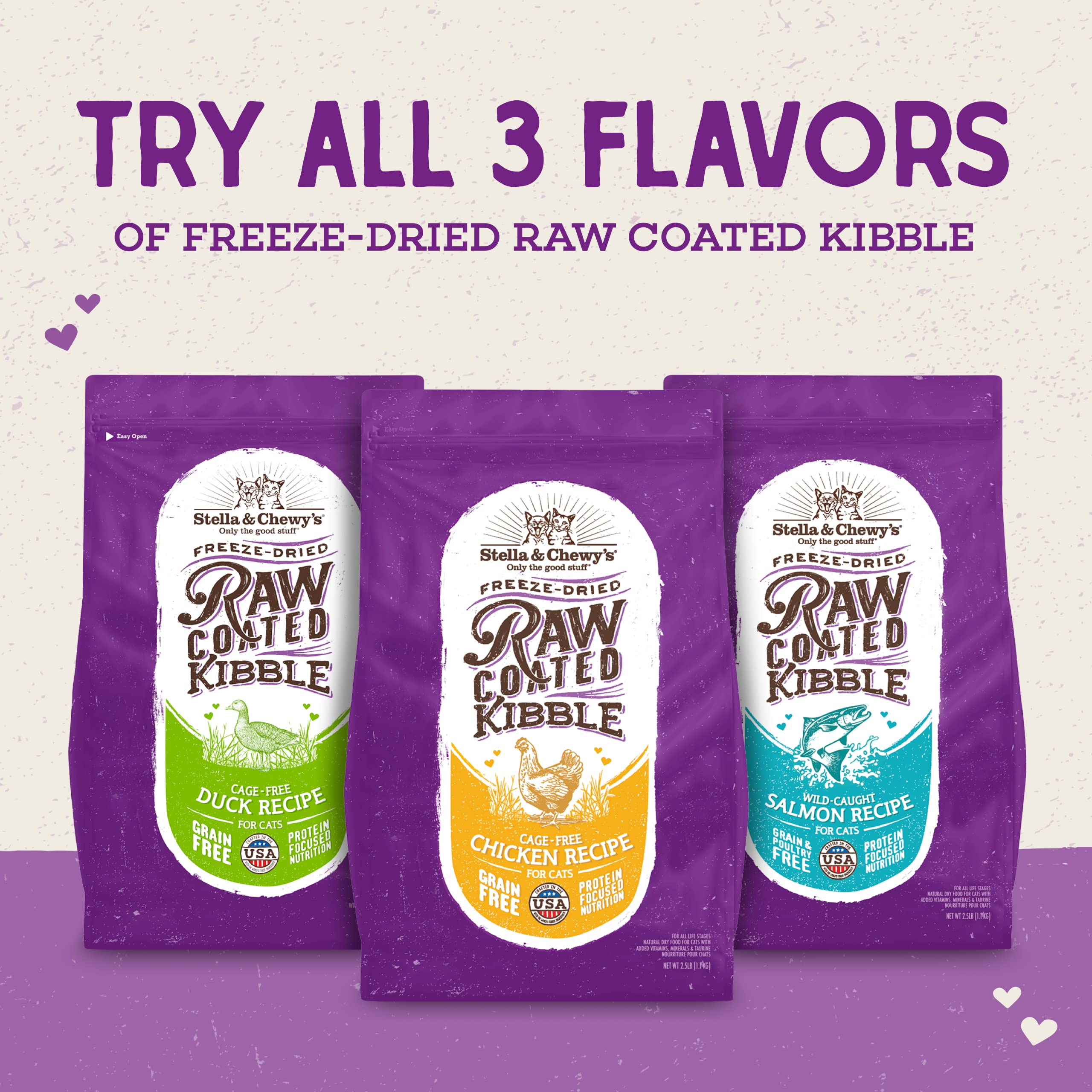 Stella & Chewy's libre de granos para gatos con dietas sensibles