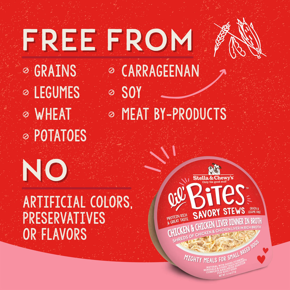Stella & Chewy's Lil Bites envases reciclables: opción sostenible para 12 porciones