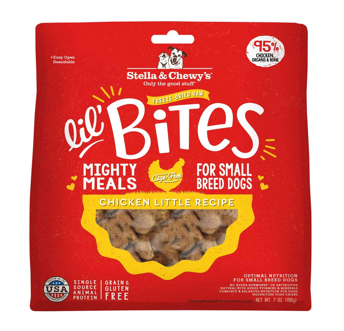 Stella & Chewy's Lil' Bites pollo en trocitos pequeños para entrenamiento
