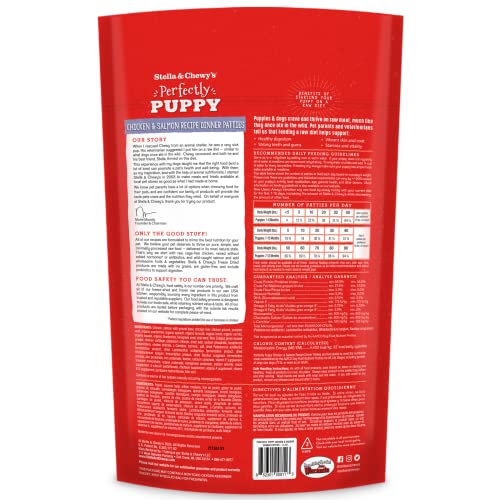 Patty crudo Stella & Chewy's para cachorros, listo para servir