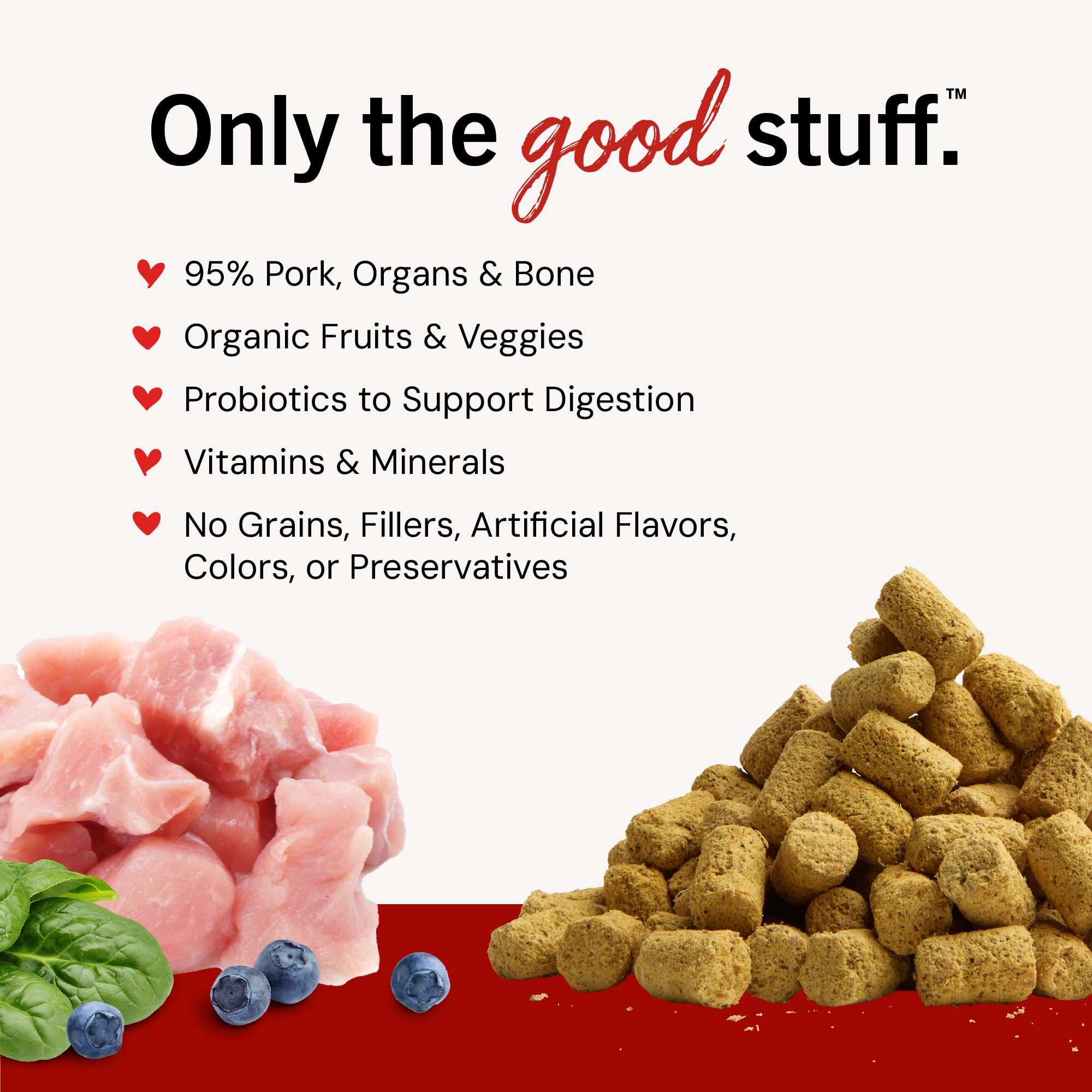 Stella & Chewy's probióticos para digestión suave en perros.