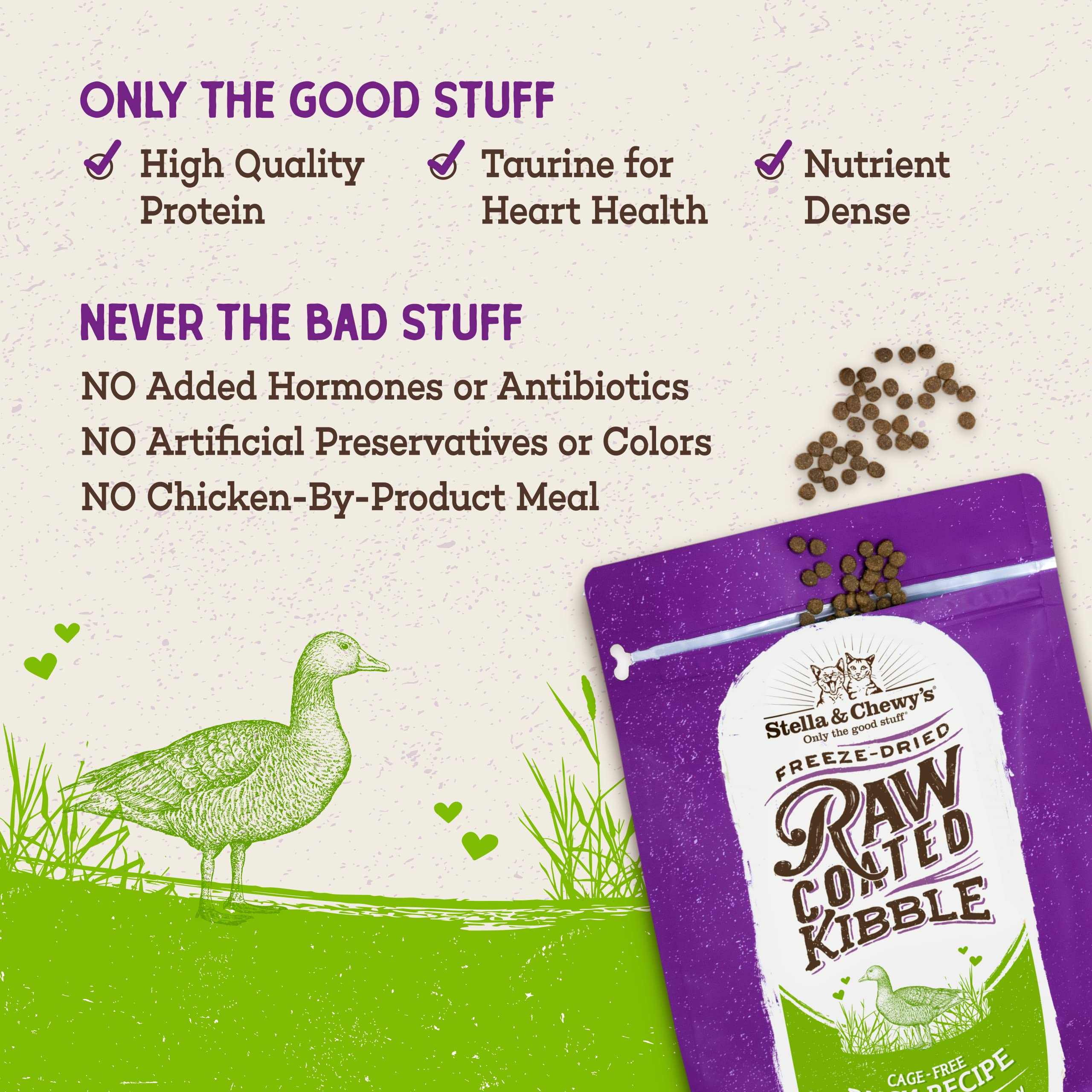Stella & Chewy's probiotiques digestion naturelle, soutien intestinal.