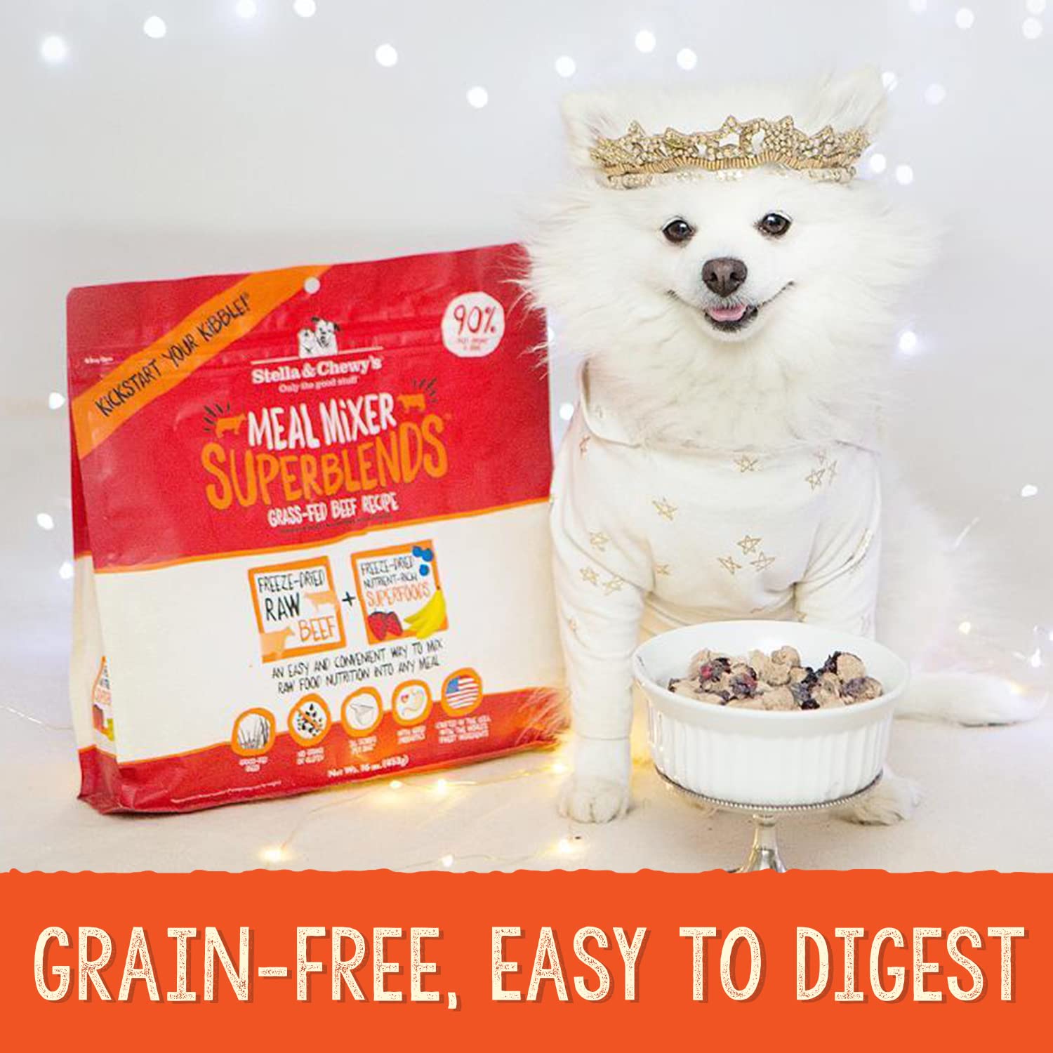 Stella & Chewy's proteína alta, complemento nutritivo para perros