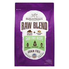 Stella & Chewy's Raw Blend Kibble en tazón; croquetas proteicas para gatos