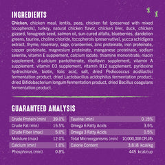 Stella & Chewy's Raw Blend Kibble con ingredientes de presa entera