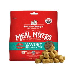 Stella & Chewy's salmón y bacalao liofilizado, mezcla para perros, sabor marino atractivo
