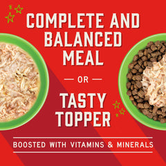 Caldo nutritivo que potencia el sabor de Shredrs de Stella & Chewy's.