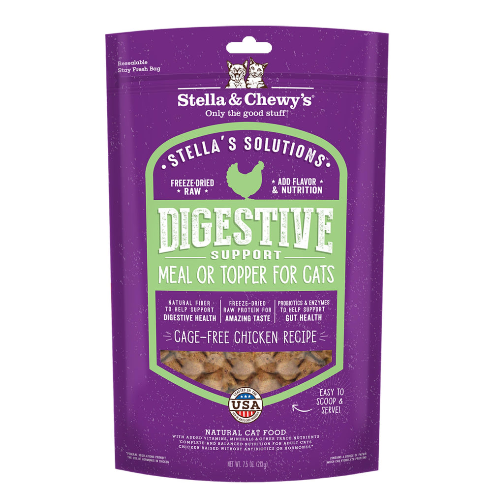 Stella & Chewy's Soluciones Digestivas: apoyo digestivo para gatos.