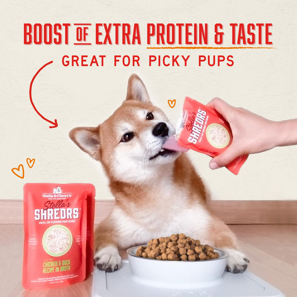Topping para comida seca con Stella & Chewy's para mayor sabor