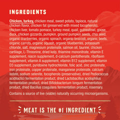 Ingredientes de presa completa para nutrición equilibrada.
