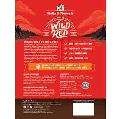 Texture tendre des nuggets Wild Red pour une mastication facile.