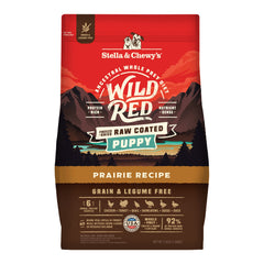 Stella & Chewy's Wild Red Puppy, bolsa de tres coma cinco libras, croquetas sabrosas.