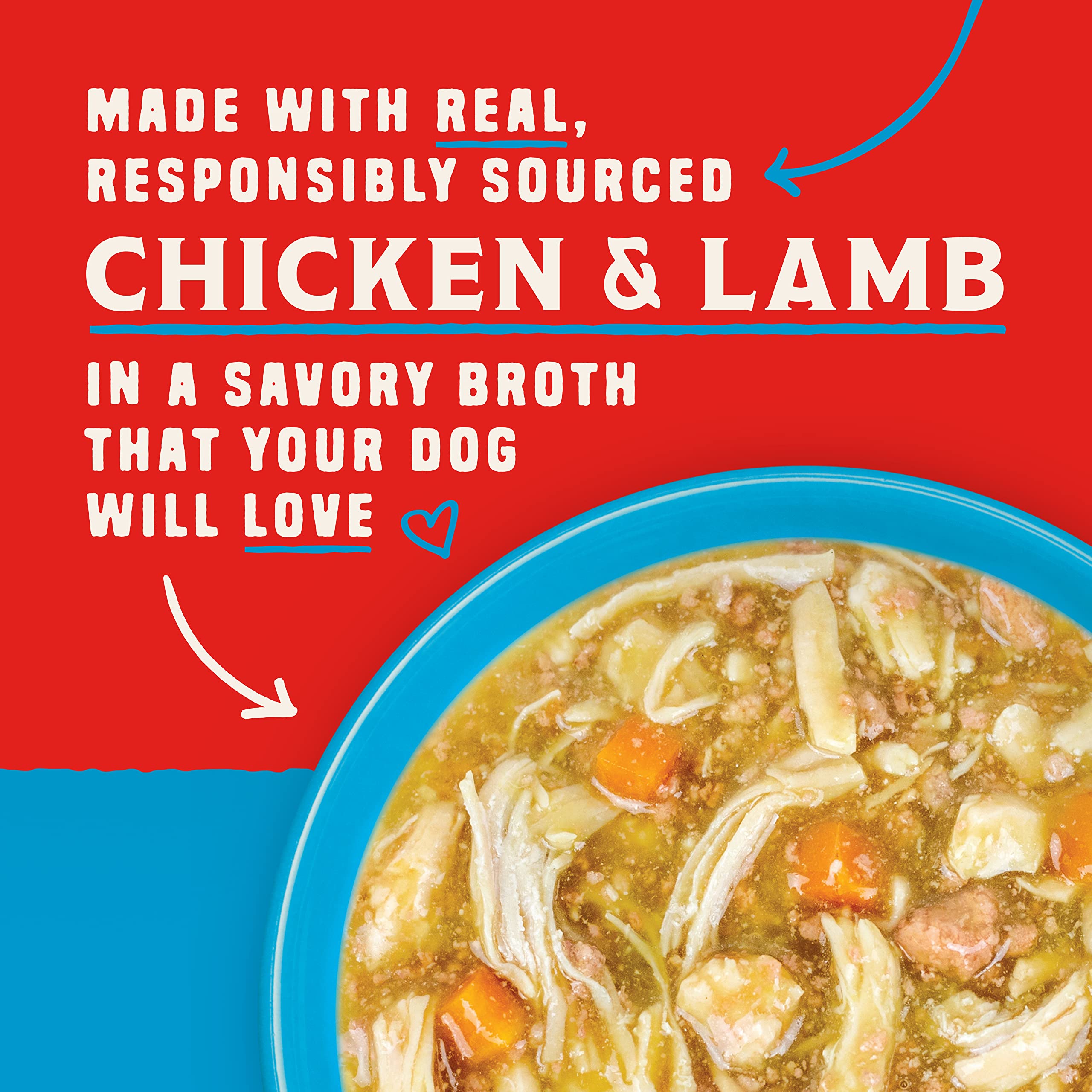 Stella & Chewy's Wild Red Stew, pollo y pavo, caldo cremoso.