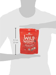 Wild Weenies ofrece alta proteína y sabor, ideal para premiar durante el entrenamiento.