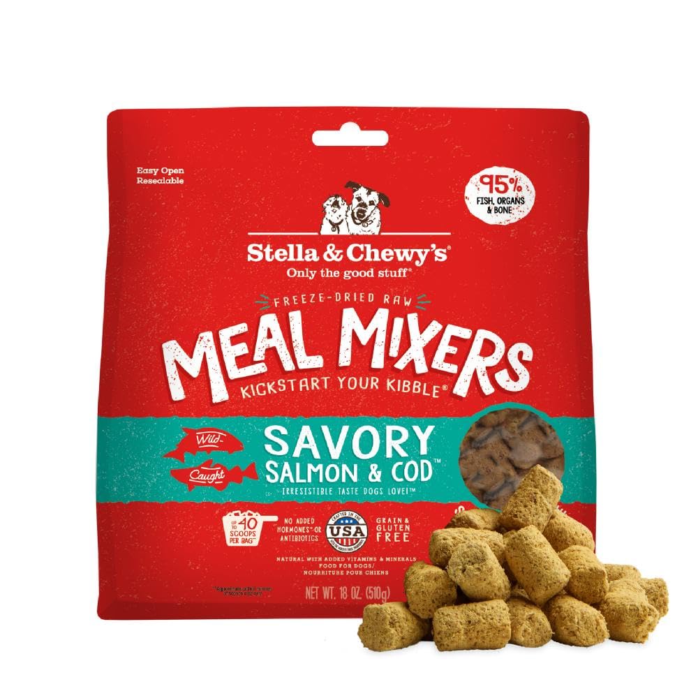 Stella & Chewy's en bolsa de mezcla salmón y bacalao para perros exigentes