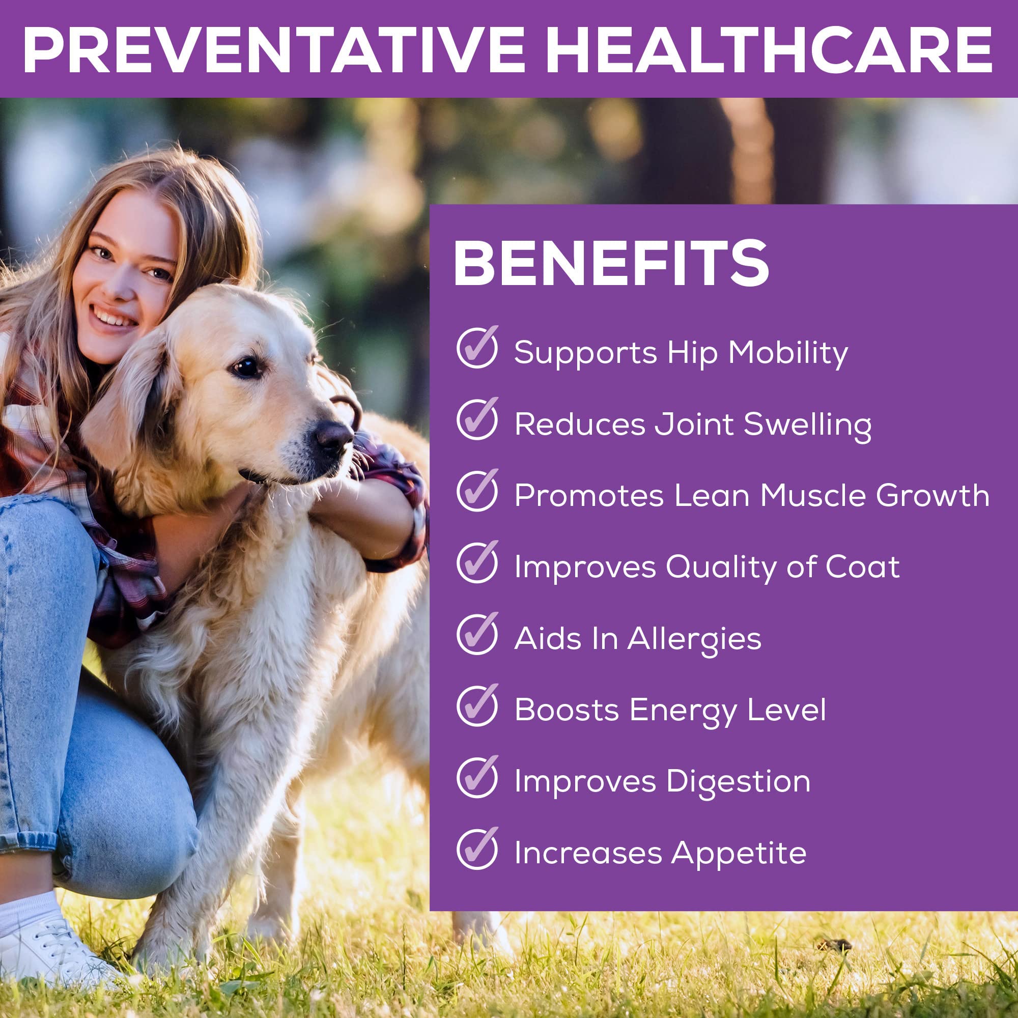 Step Above Proteins cuchara medidora para perro facilita incorporar colageno.