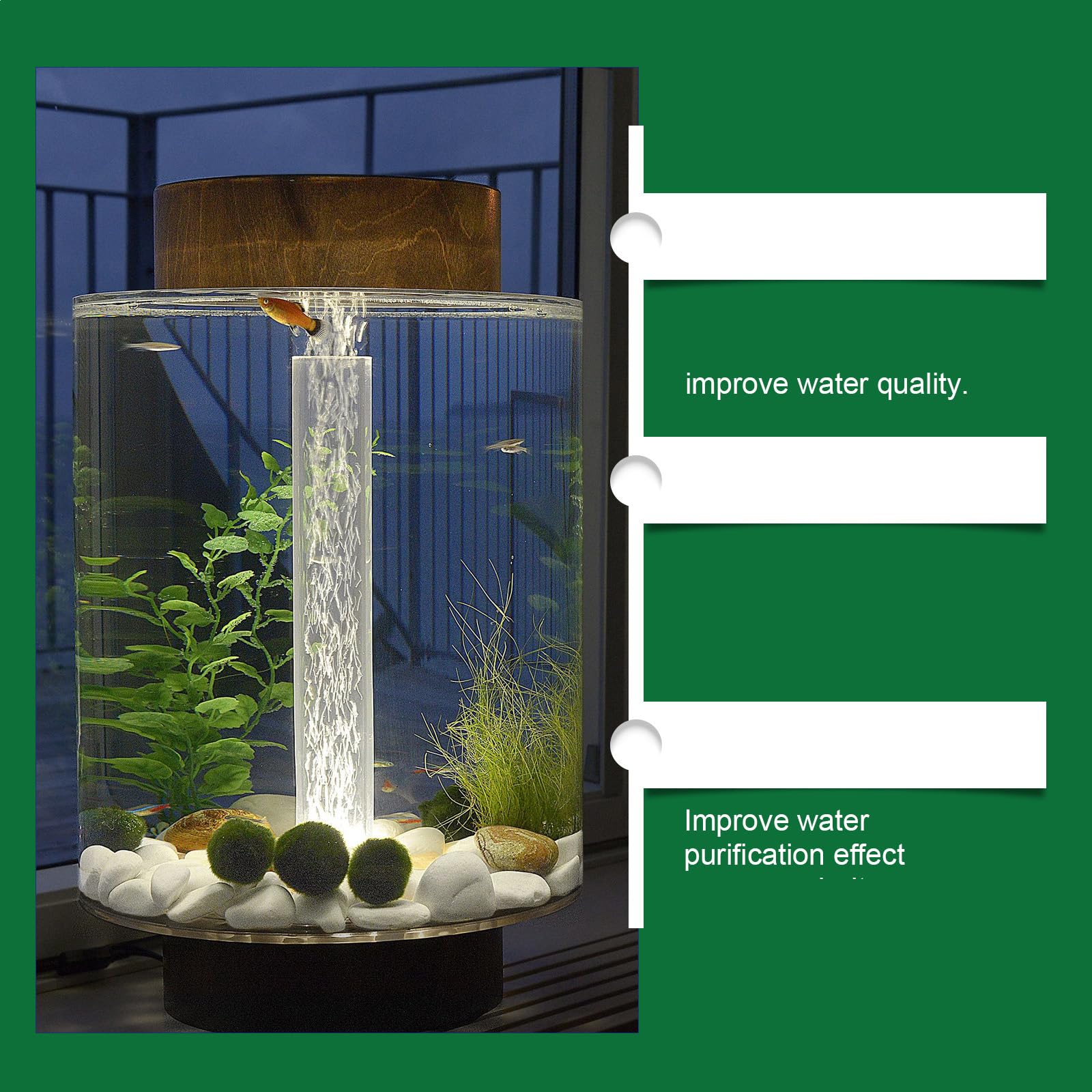 Steriqotu uso fácil: añade tabletas y observa la turbidez reducirse.
