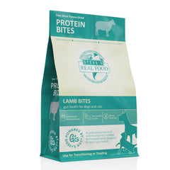 Steve's Real Food Bocaditos Proteína Receta de Cordero para perros y gatos; sabor natural.