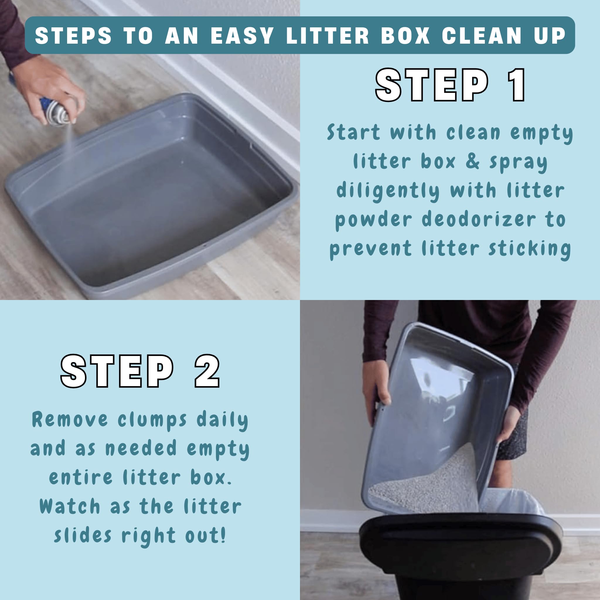 Stink Free fragancia fresca para caja de arena, ambiente agradable