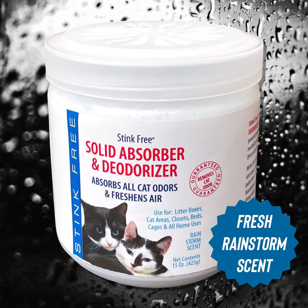 Seguro para gatos; Stink Free funciona en hogares con mascotas.