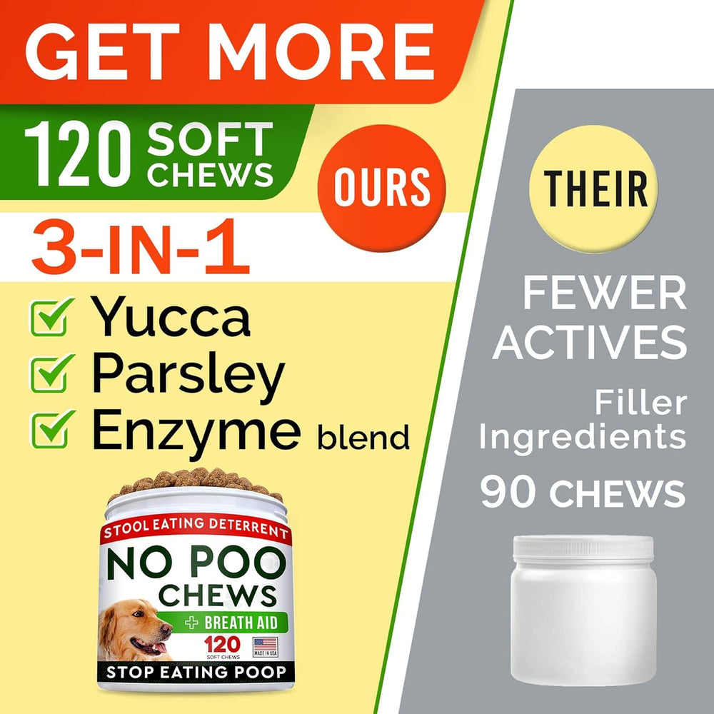 STRELLALAB No Poo Chews: sabor pollo que anima a comer.